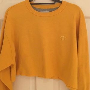 Champion yellow/orange sweatshirt